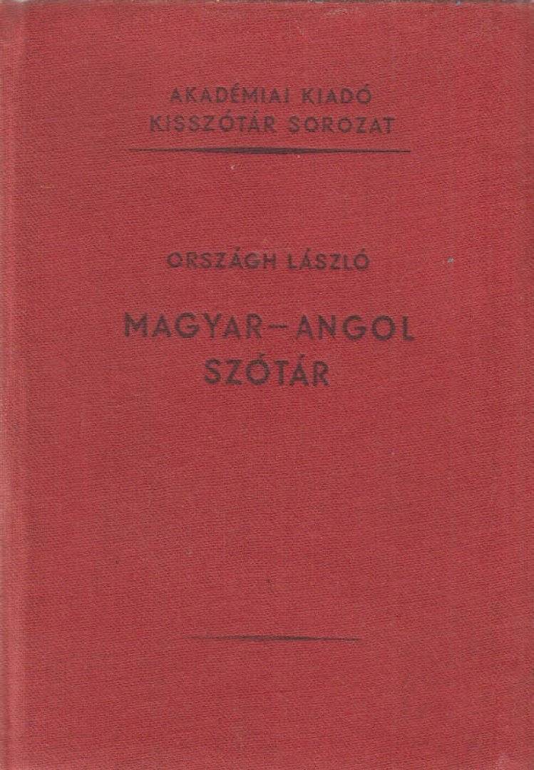 Magyar-angol szótár