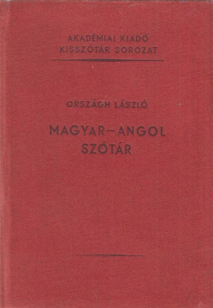 Magyar-angol szótár