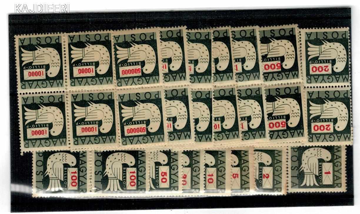1946 billios pengo negyes tomb postatiszta