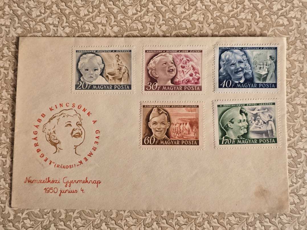 Nemzetközi Gyermeknap 1950 FDC