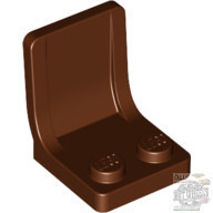 Lego Seat 2X2X2, reddish brown