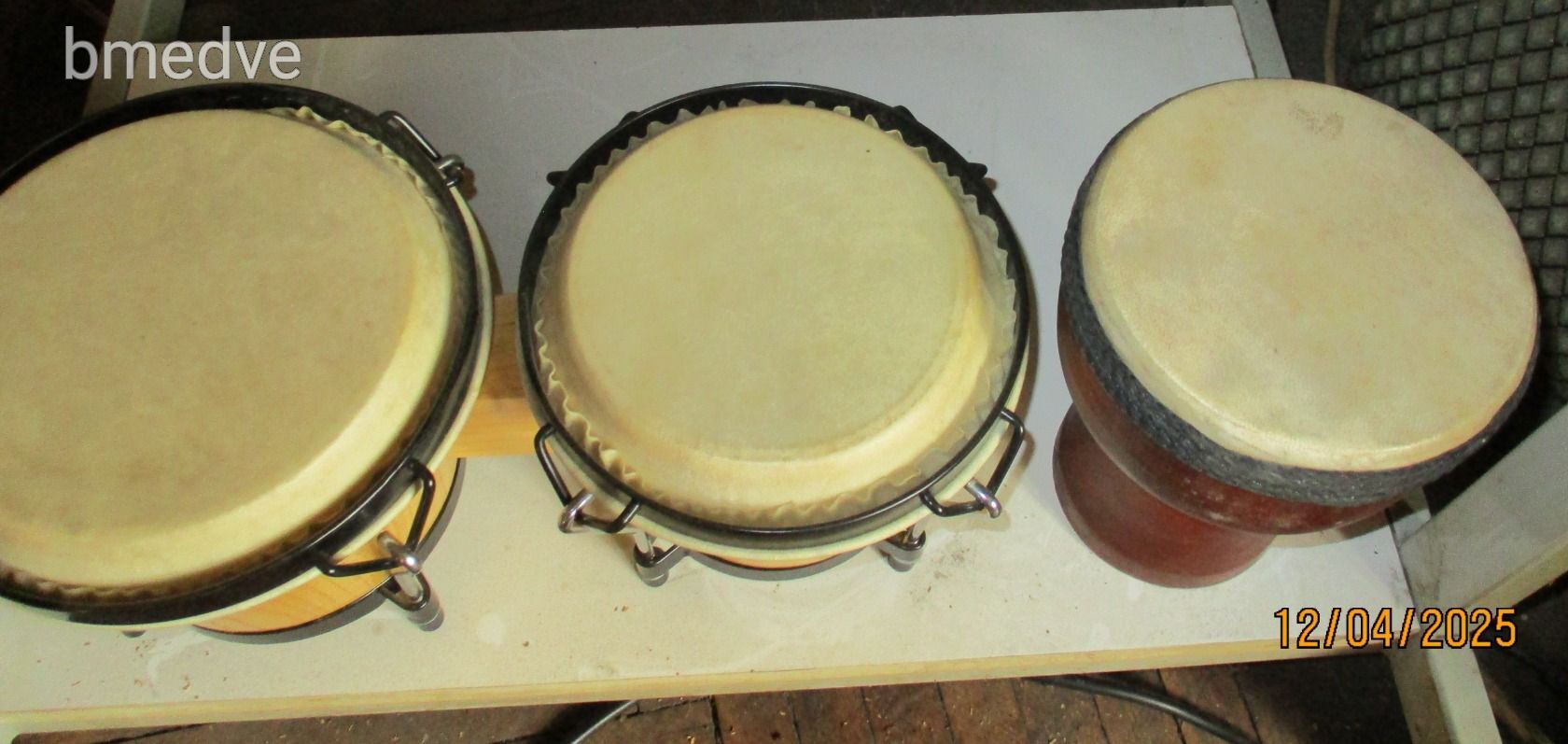 Bongó dob pár és darbuka
