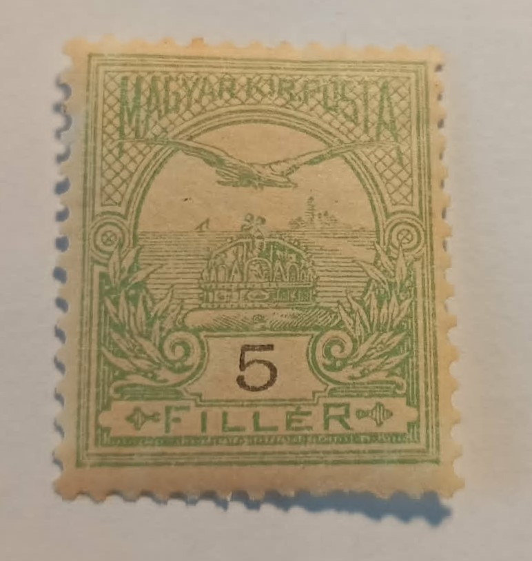 Magyarország 1900 Turul 5 F * falcos D