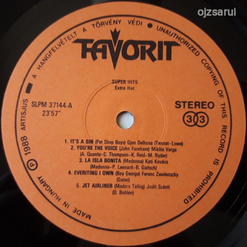 LP - Various &ndash; Super Hits Extrahot