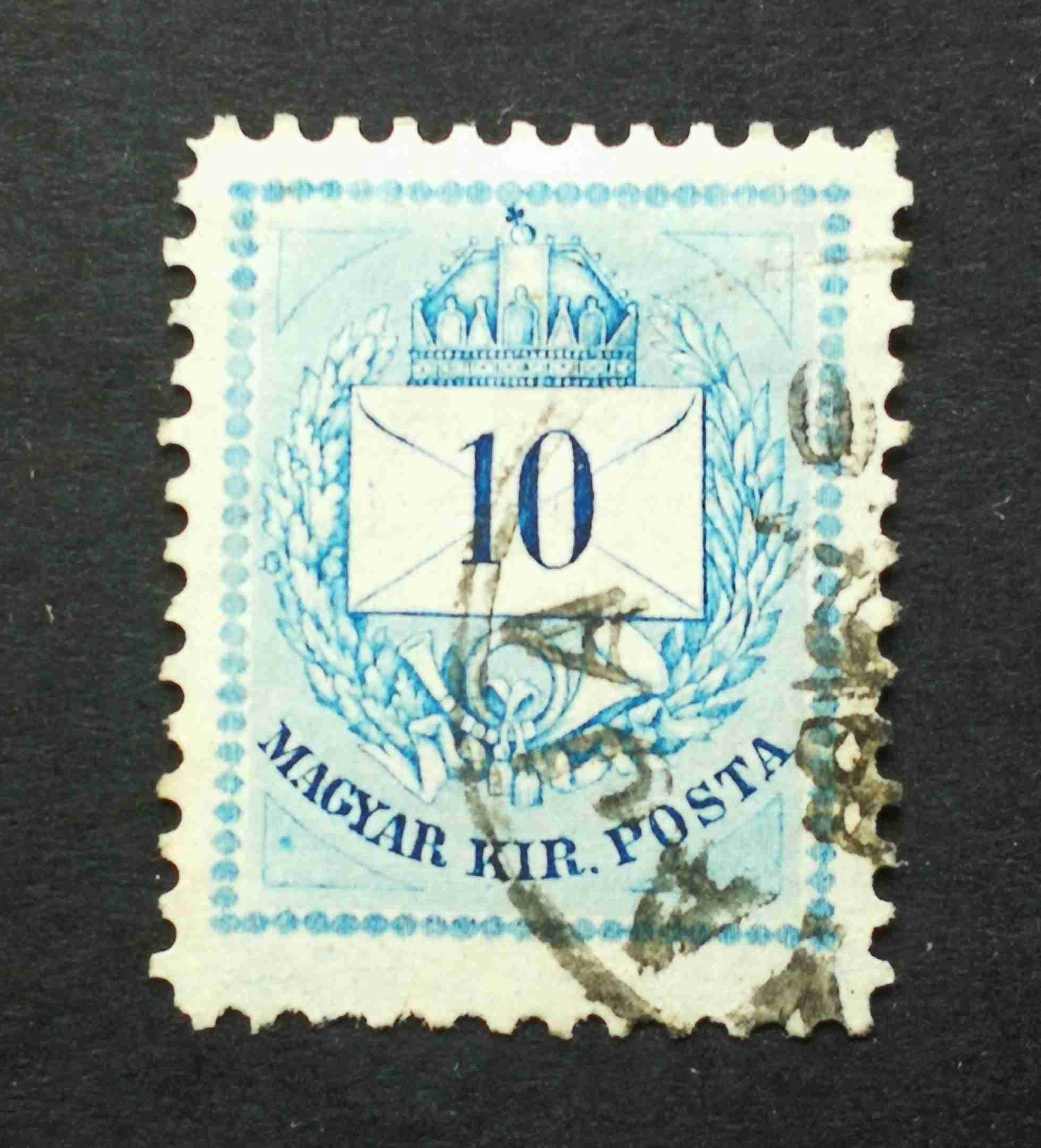 Magyarország 1874 Színesszámú krajcáros 10 Kr B 11 1/2 (KERN)YAJA Gudlin 100 H