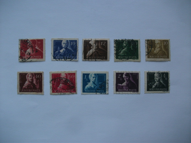 Magyar bélyeg / bélyegsor szabadsághőseink 1947