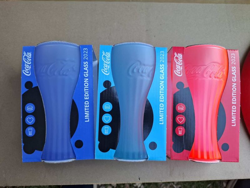 Coca cola McDonalds 2023 poharak 3db