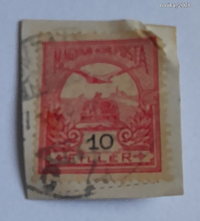 1900-1913 Turul 10 fillére pecsételt
