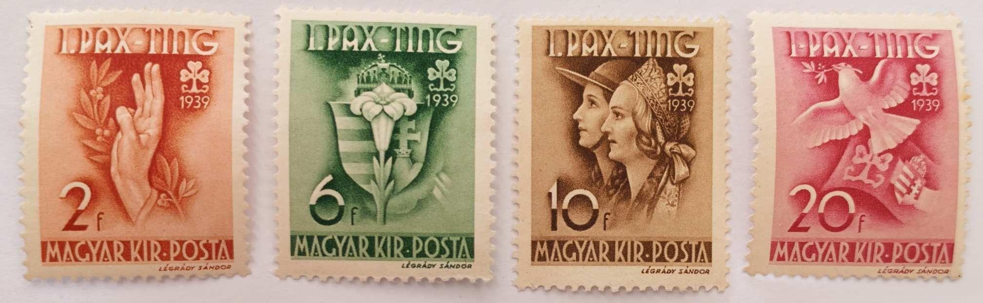 1939 PAX-TING Teljes Bélyegsor (**)!