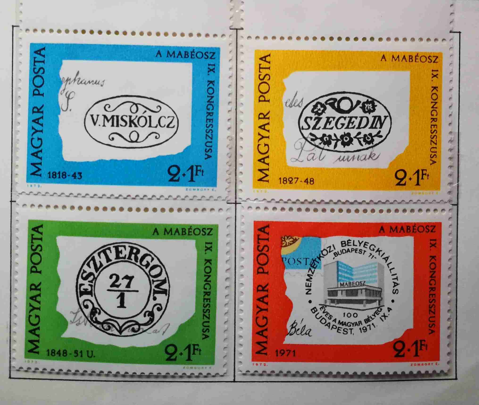 Magyarország 1972 Bélyegnap L