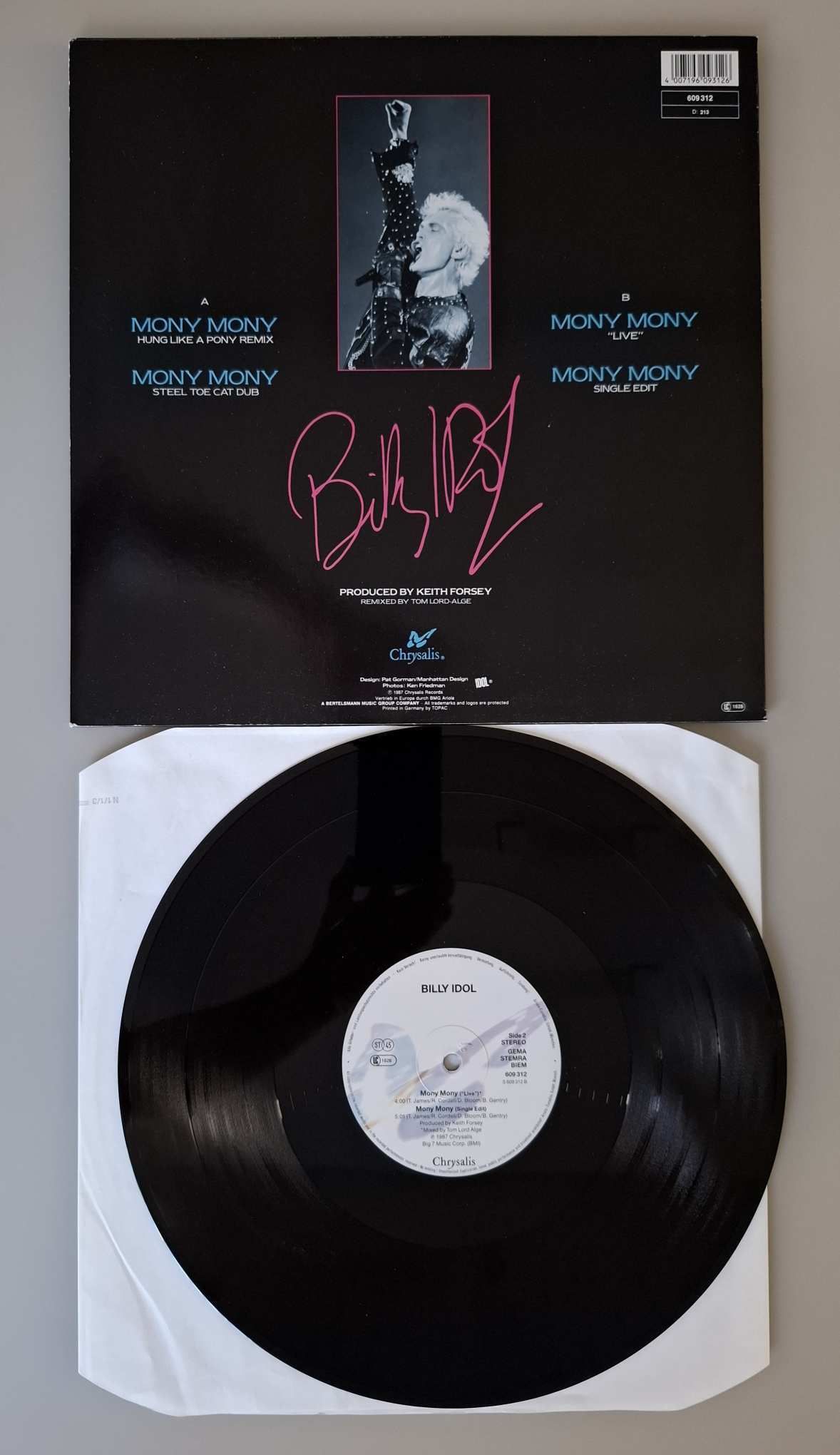 BILLY IDOL - MONY MONY 12" MAXI