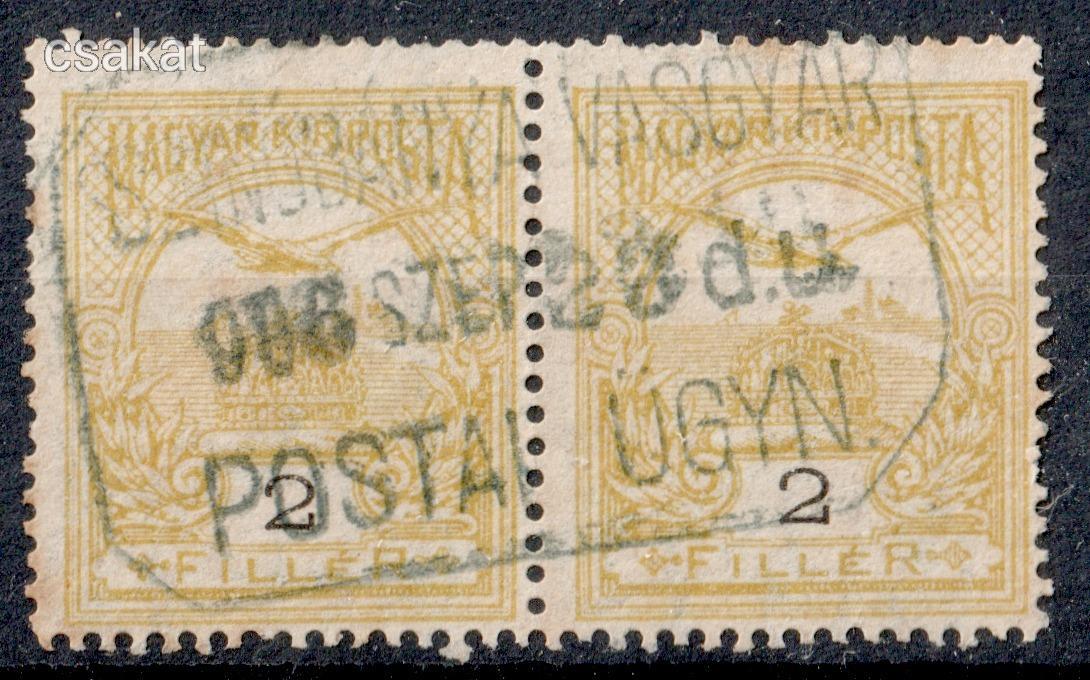 1906 turul SZINÓBÁNYA VASGYÁR postai ügynökség bélyegzés Felvidék Slovakia MPPFB PÜ10 / 100p (d26)