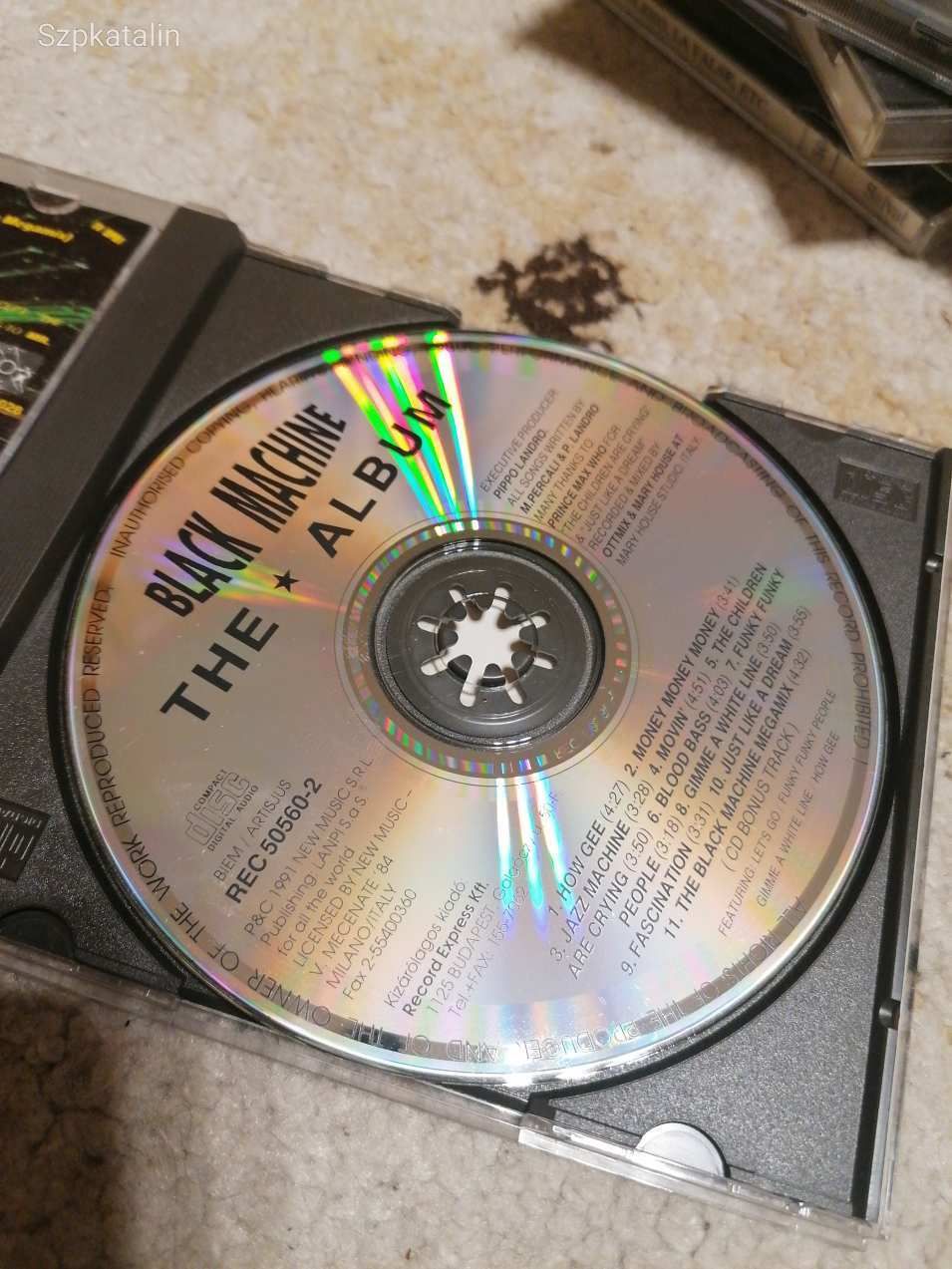 CD - Black Machine - The album