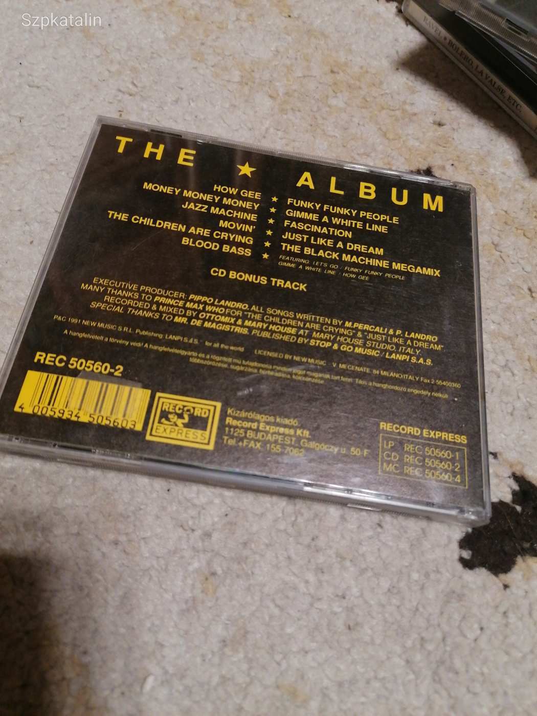 CD - Black Machine - The album