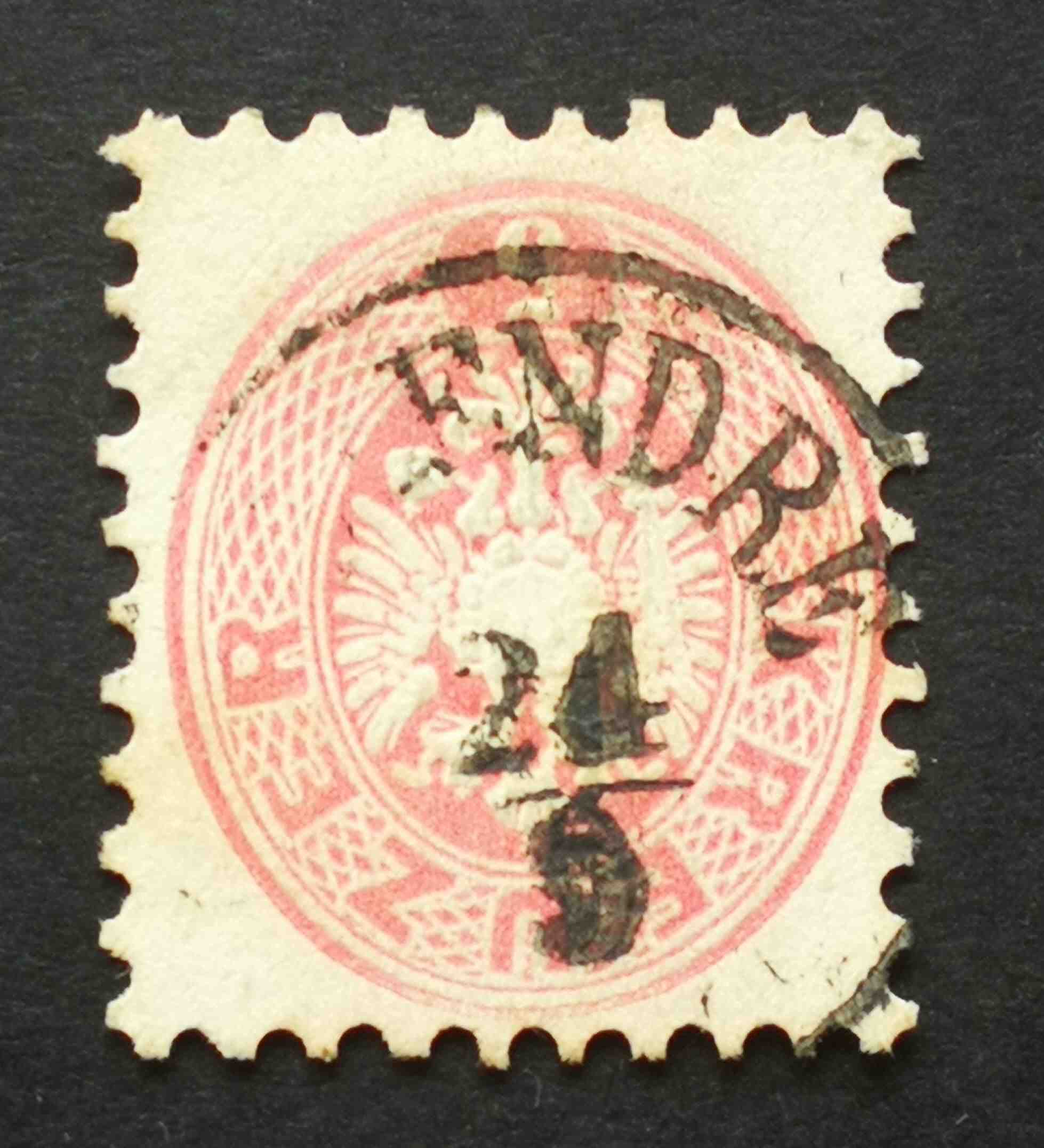 Magyarország 1863/64 Könyvnyomat 5 Kr. (SZ:) ENDRE Gudlin 200 H
