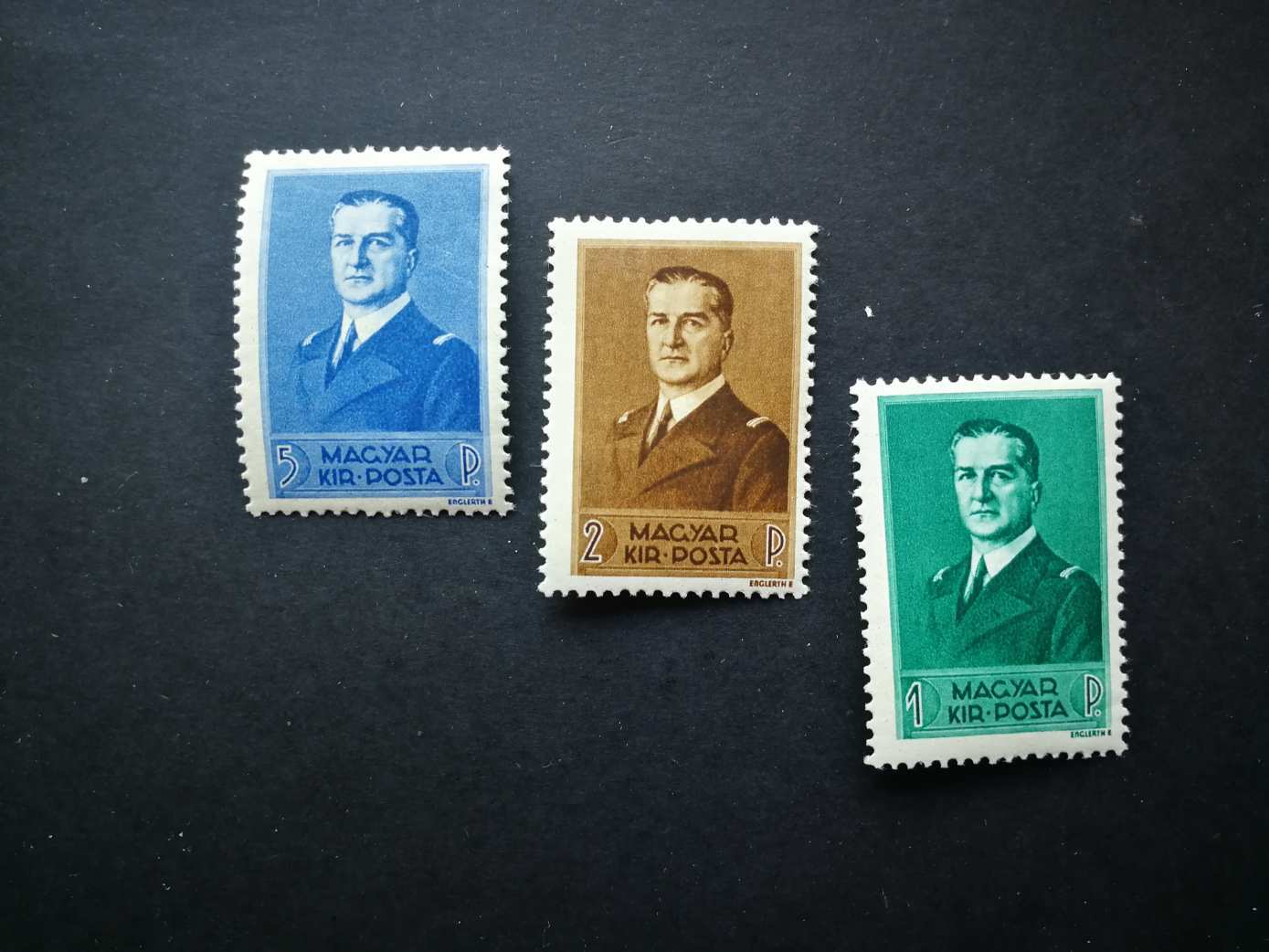 Magyarország 1938 Kormányzói arcképsor * falcos kat. ár 2000 Ft H
