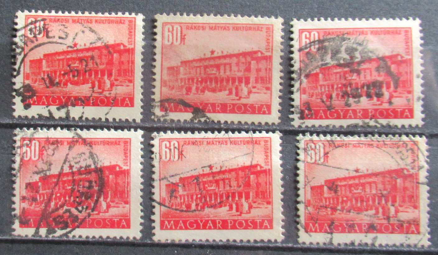 1953 Rákosi Mátyás Kultúrház 6 db
