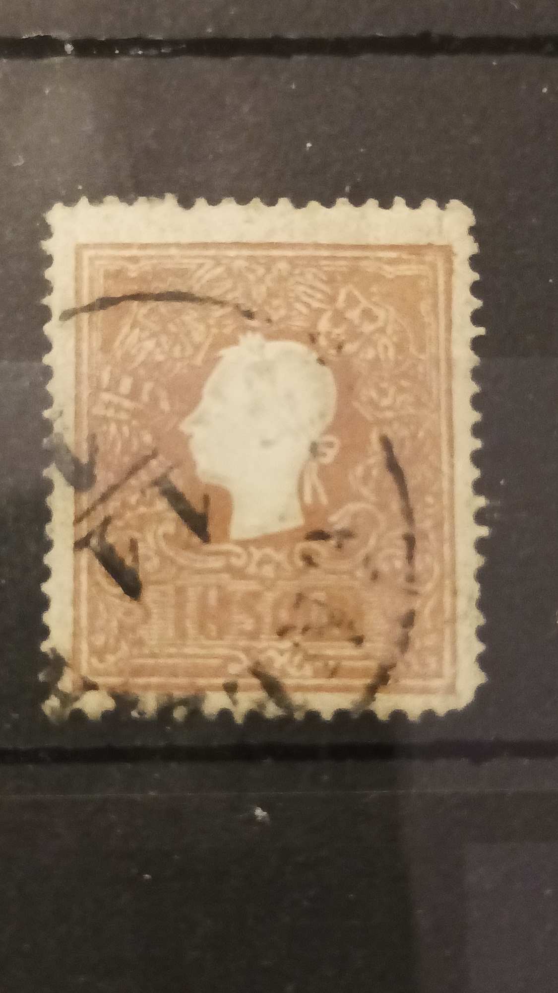 1858. Könyvnyomat dombornyomással 10 soldi