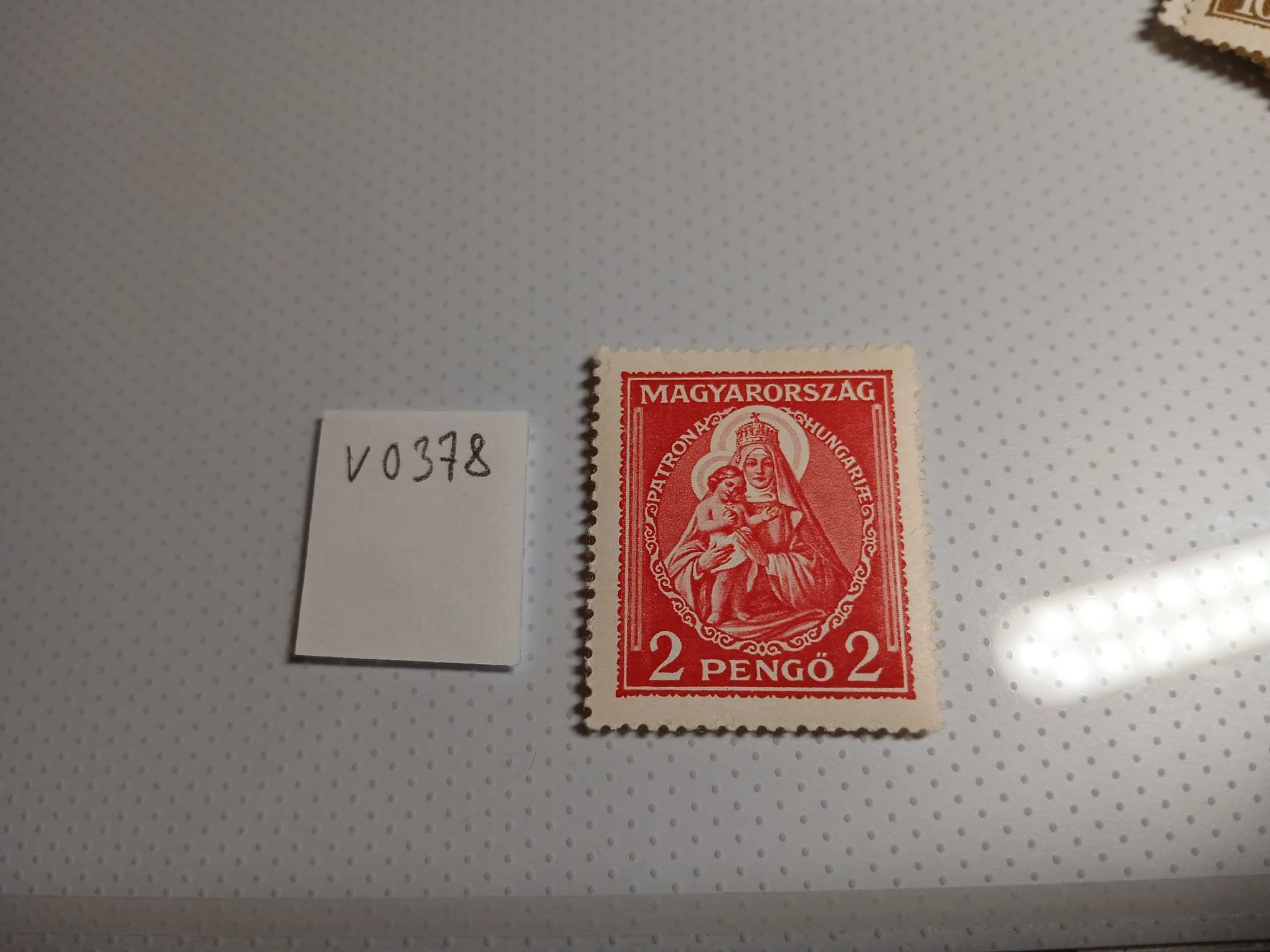 V0378 Magyar bélyeg 1932 515 2 pengő Nagy Madonna - kat.ár 23000 HUF