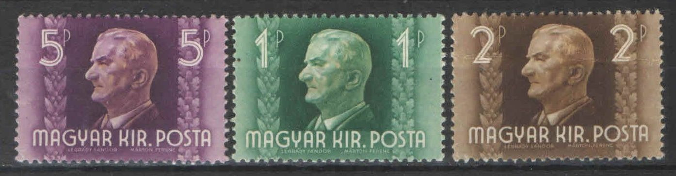 1941. Magyarország - Kormányzói arcképsor