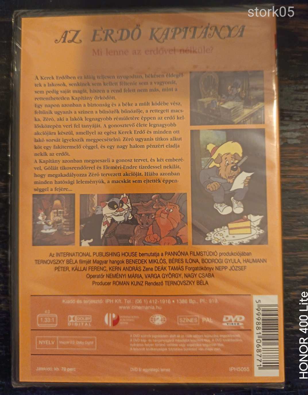 Az erdő kapitánya DVD Bontatlan
