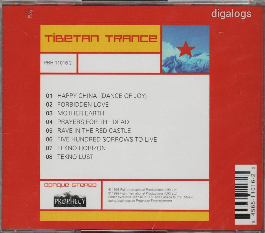 Tibetan Trance CD