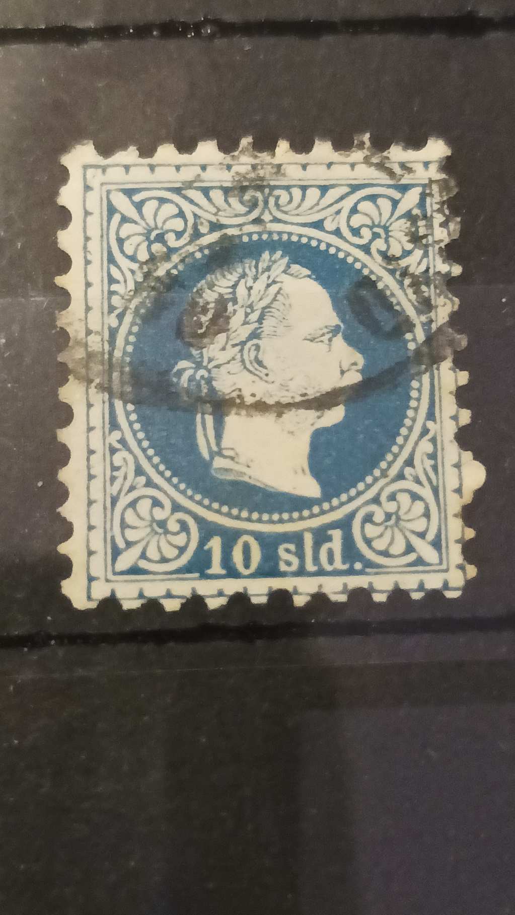 1867. Könyvnyomat Ferenc József 10 soldi