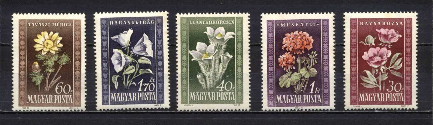 1950 Virág I., postatiszta, kat. (MPIK 2025): 3000 Ft
