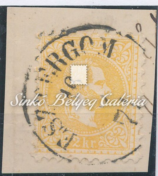 1867. Könyvnyomat 2kr, ESZTERGOM