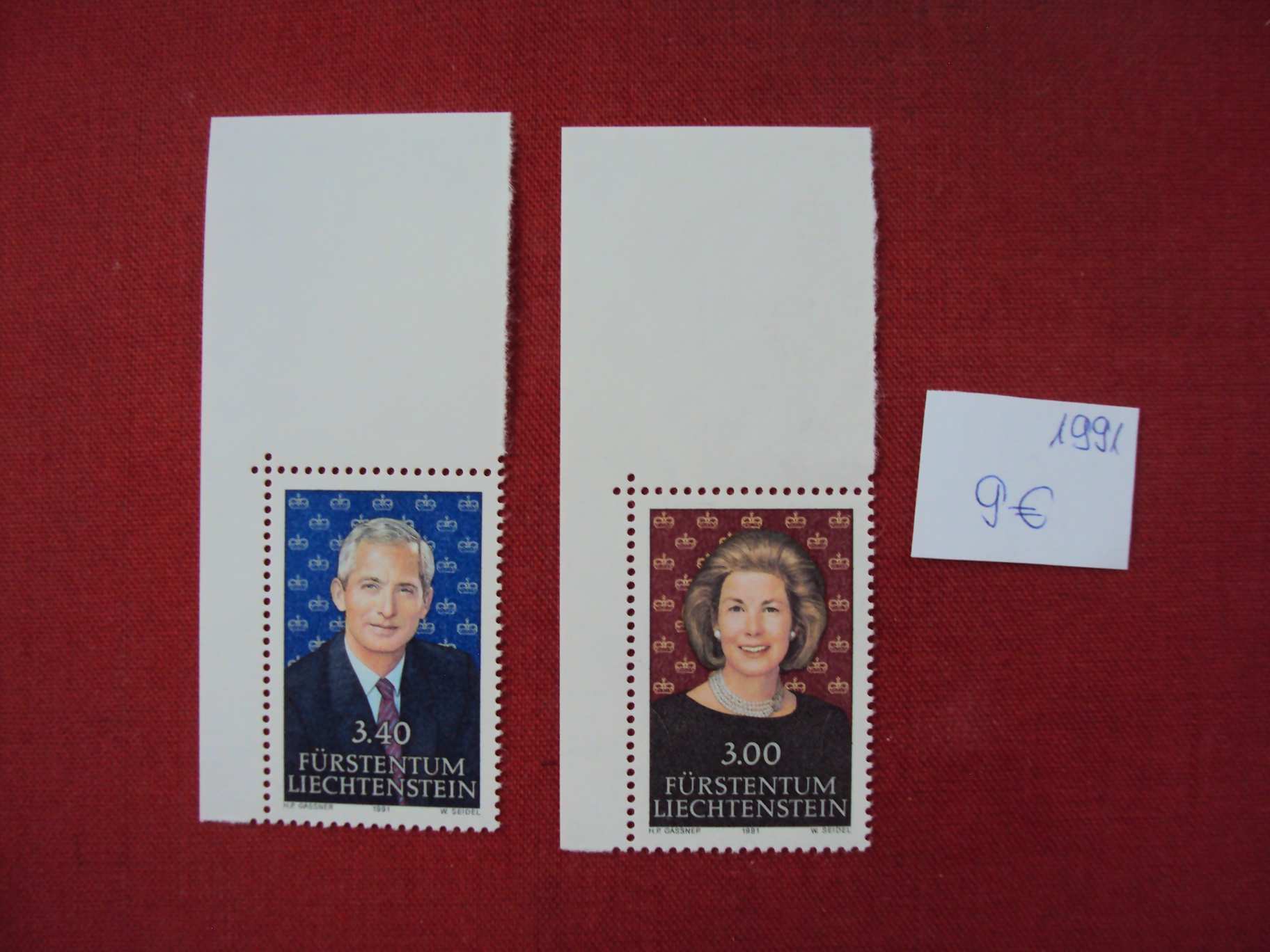 Liechtenstein postatiszta sorok -3