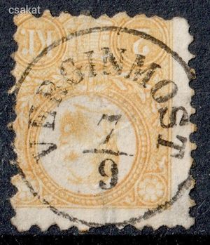 1871 réznyomat VERGINMOST bélyegzés Horvátország Croatia Gudlin E2.2 / 700p (d34)