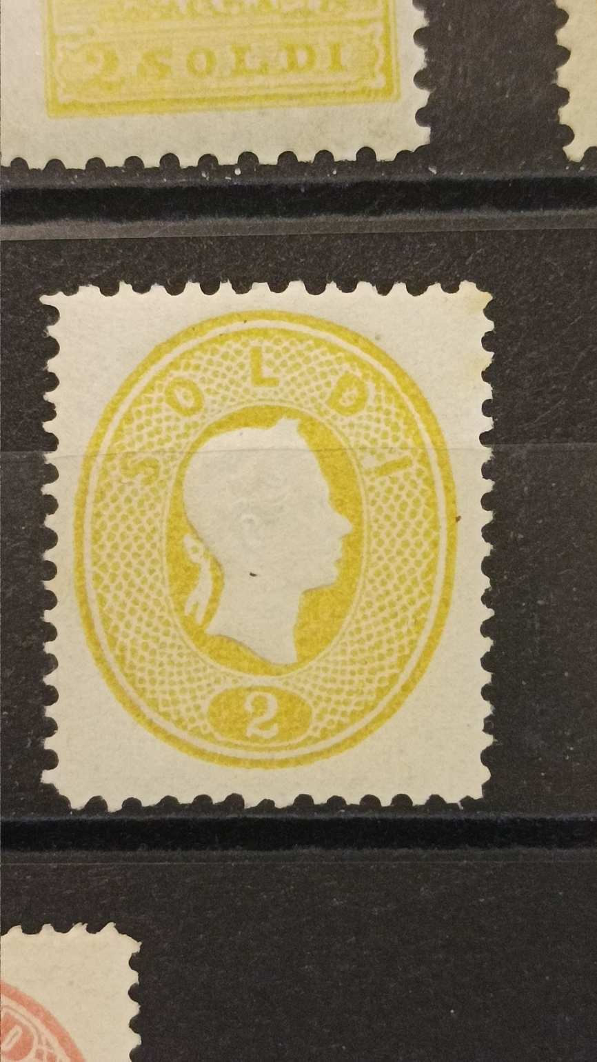 1860. Könyvnyomat dombornyomással 2 soldi 1887-es újnyomata **
