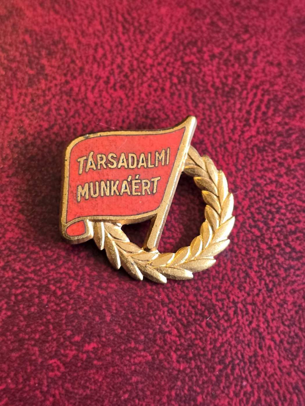 Társadalmi munkáért jelvény