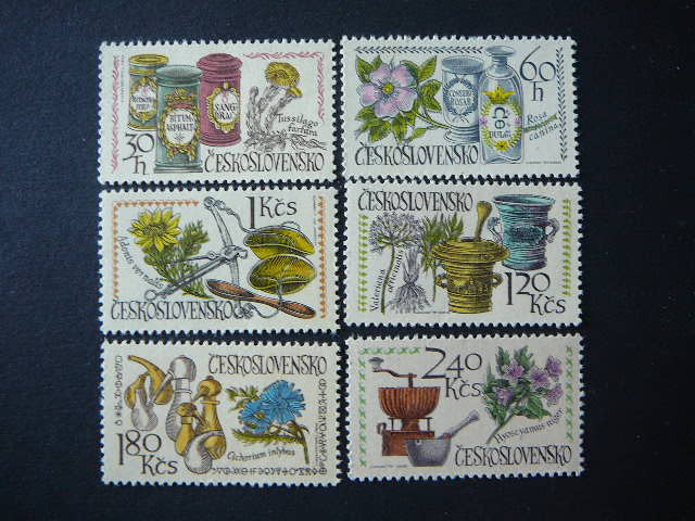Csehszlovák postatiszta bélyegsor