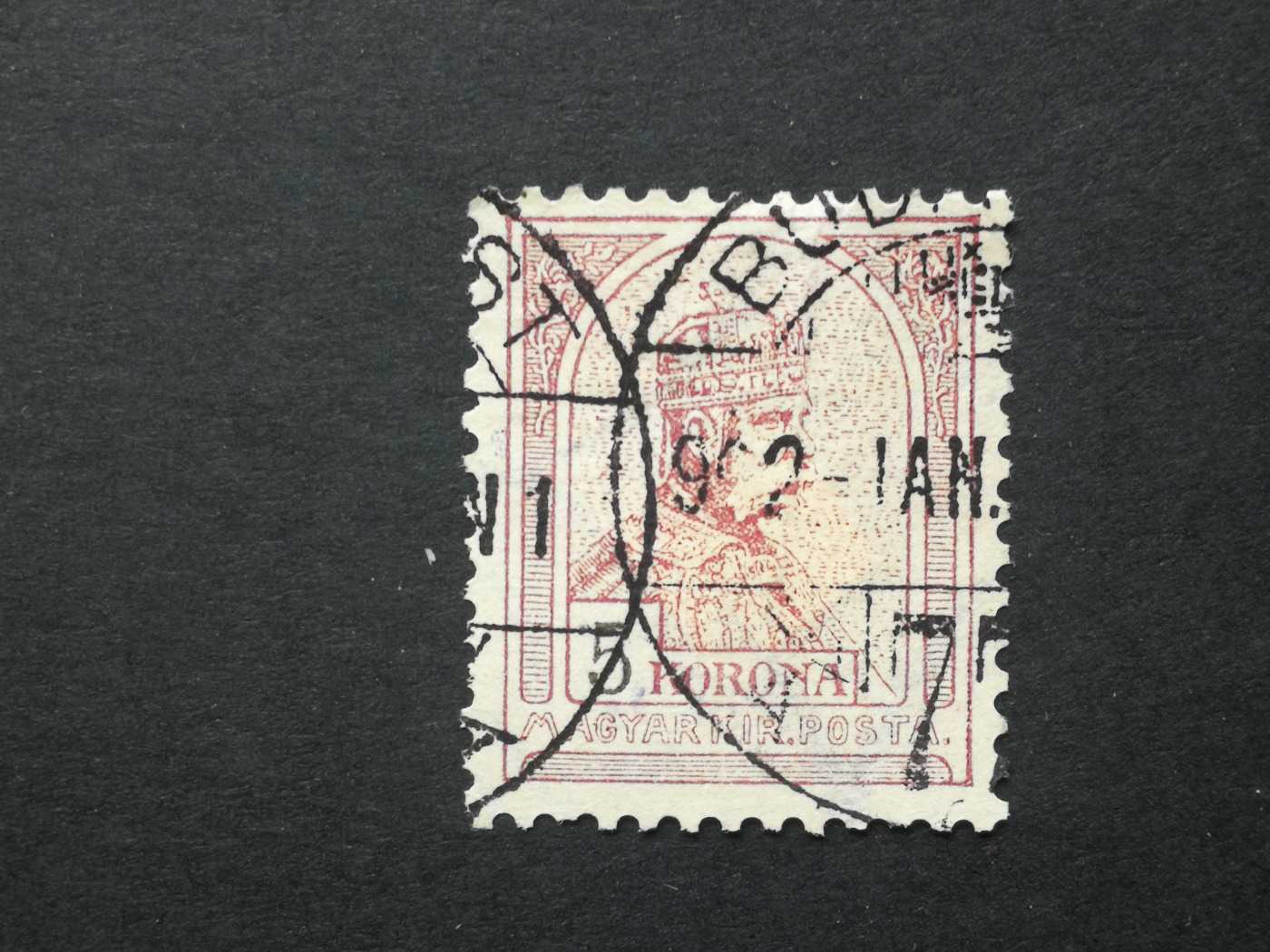 Magyarország 1900 Turul 5 K  Bud(ape)st D