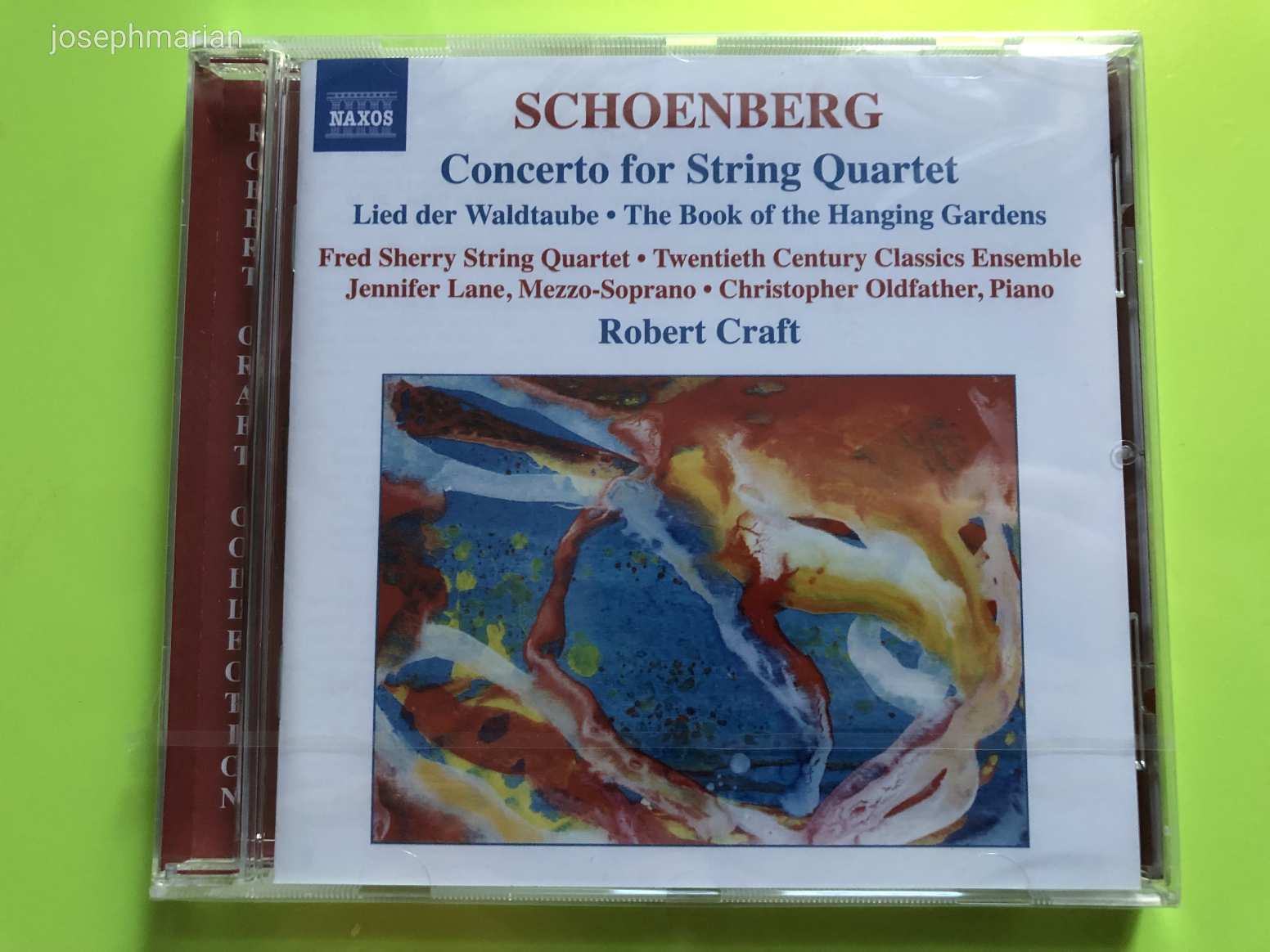 NAXOS Schoenberg Concerto for String Quartet Robert Craft Collection CD