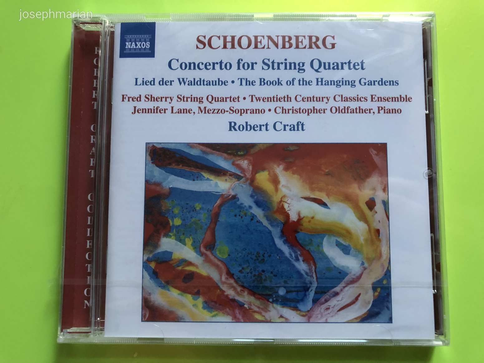 NAXOS Schoenberg Concerto for String Quartet Robert Craft Collection CD