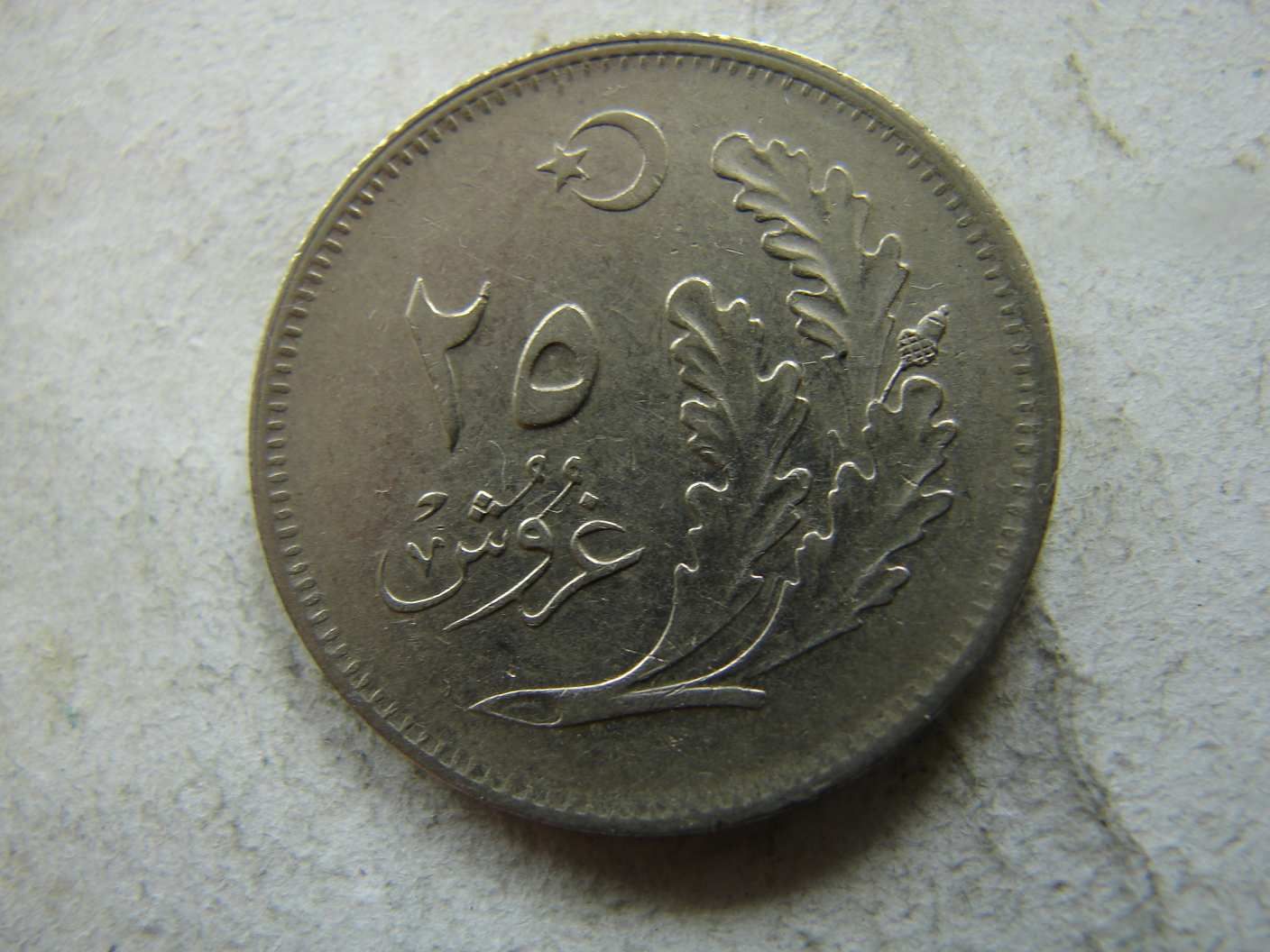 TÖRÖK 25 KURUS, 1925. 1 DB. 1 FT-RÓL!