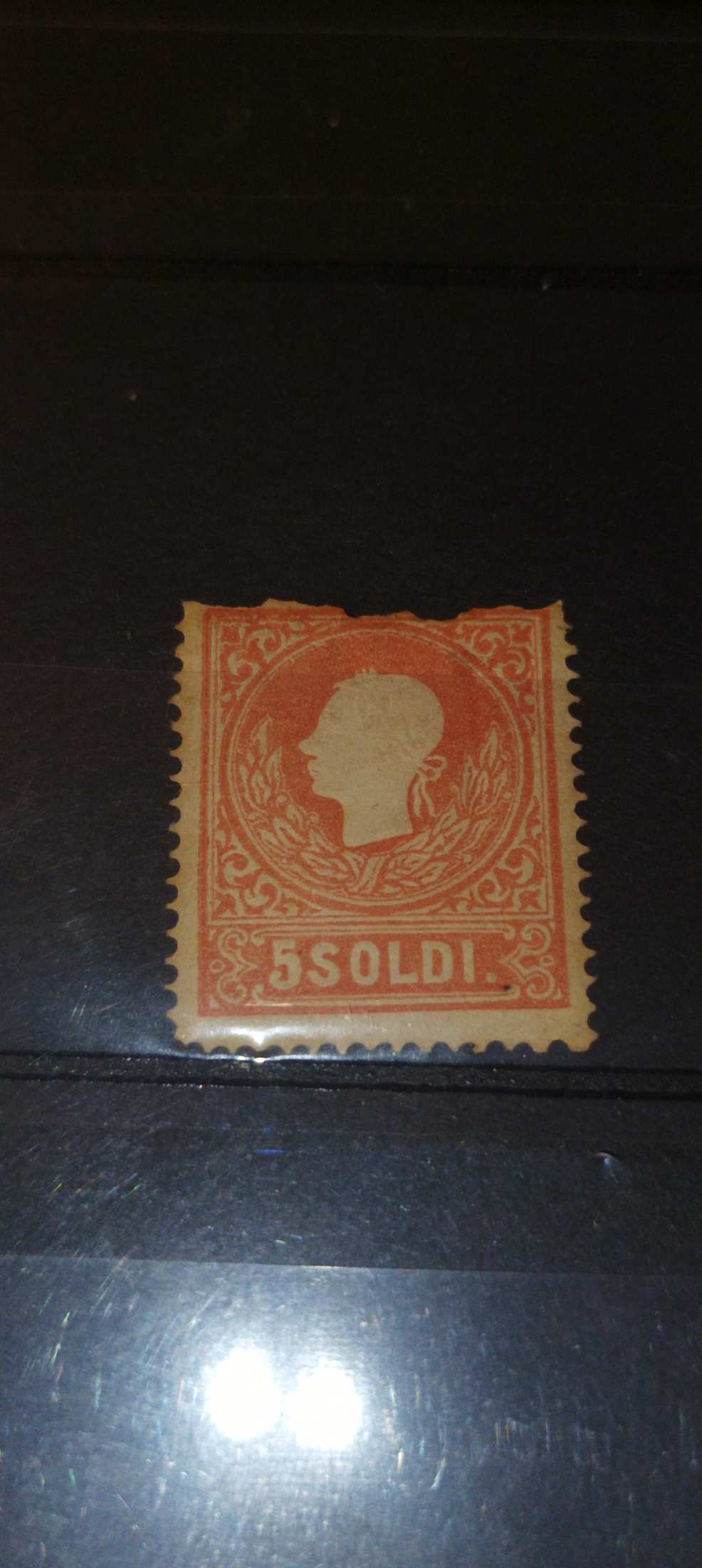 1858. 5 soldi *. 600euro