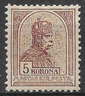 1900. Turul 5 K falcos bélyeg ( 35 000 )