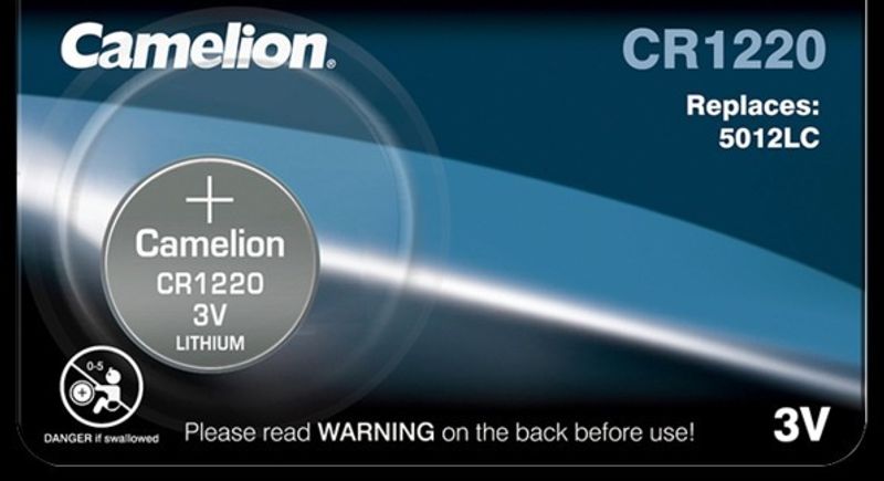 Elem : Camelion CR1220 ( 1220 ) Gombelem