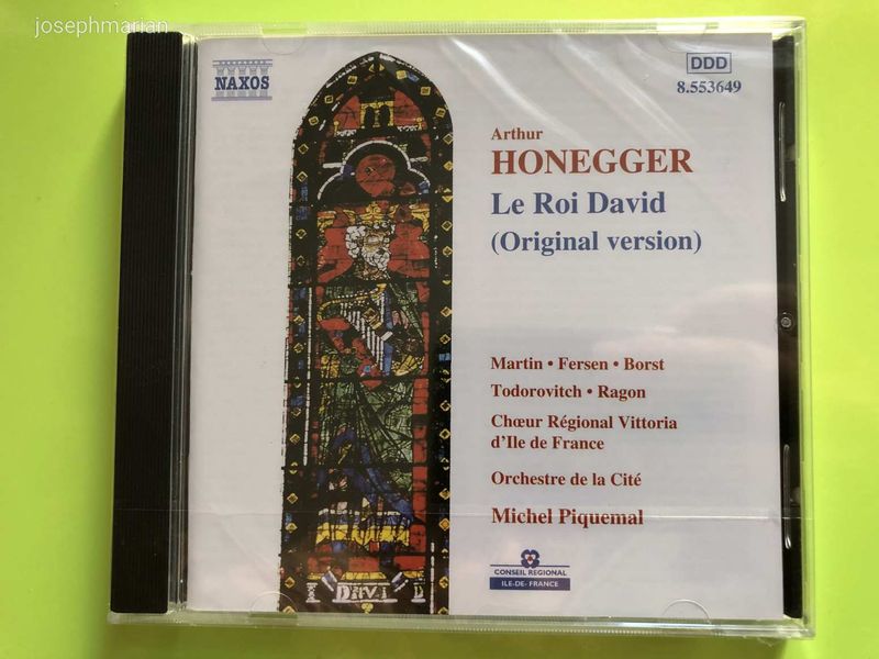 NAXOS Arthur Honegger: Le Roi David (Original Version) Classical CD