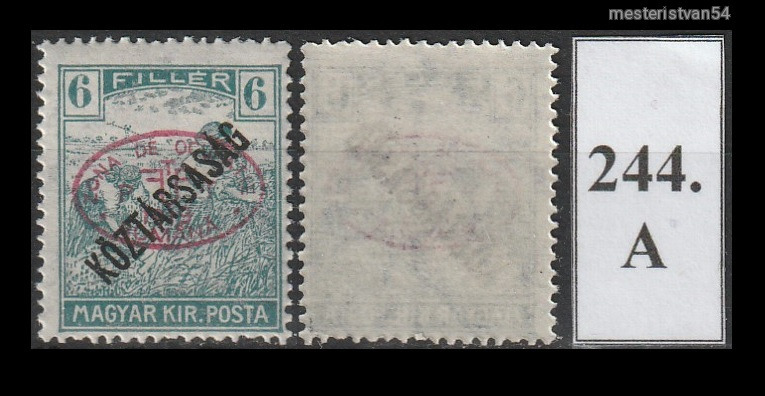 1919.Debrecen -Román megszállás (II.) November 21. A-244