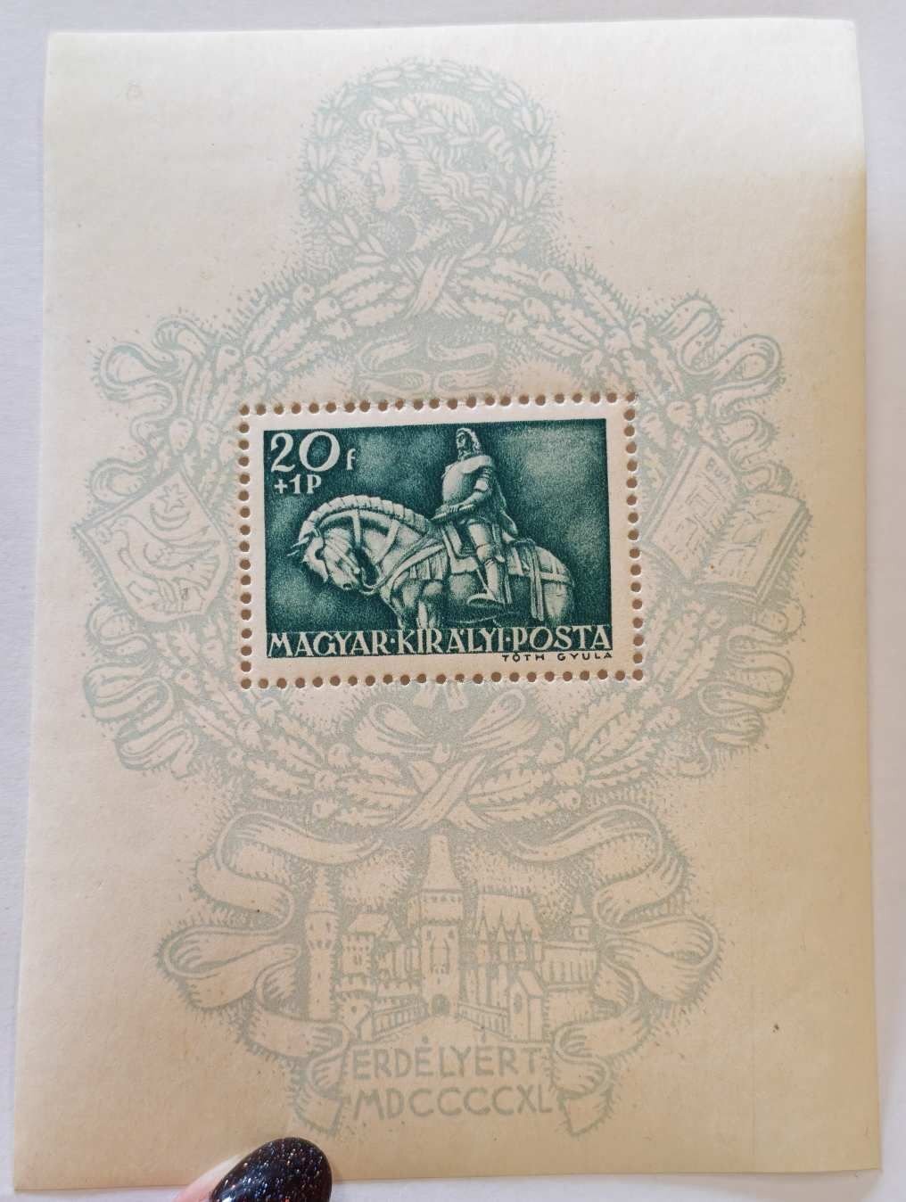 1940 Mátyás Király - Blokk Bélyeg (**)!