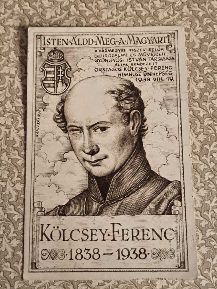 Kölcsey Ferenc 100 éve halt meg 1938 FDC