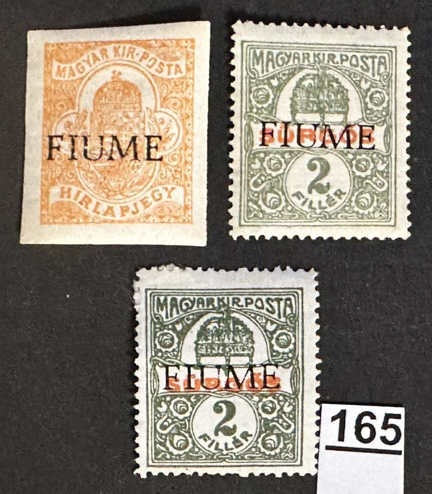 MAGYARORSZÁG 1918 FIUME OLASZ MEGSZÁLLÁS ÚJSÁG, SÜRGŐS BÉLYEG