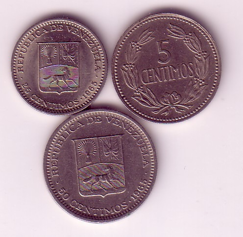 80 centimos 1965 Venezuela