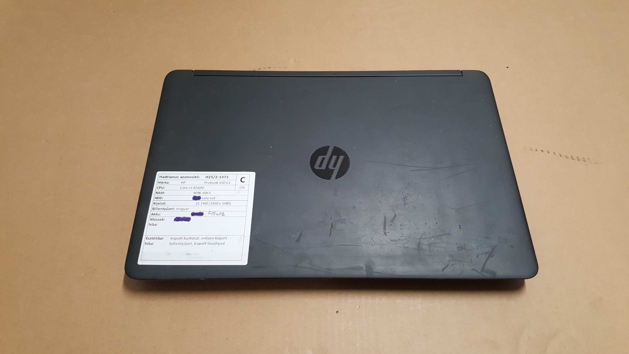 HP ProBook 650 G1