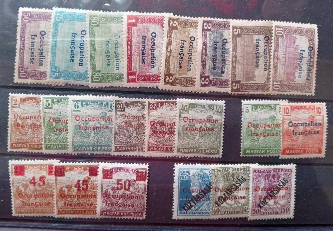 1919, Arad, francia megszállás, jó darabok(22),gyüjtemény, kat. 162150 Ft