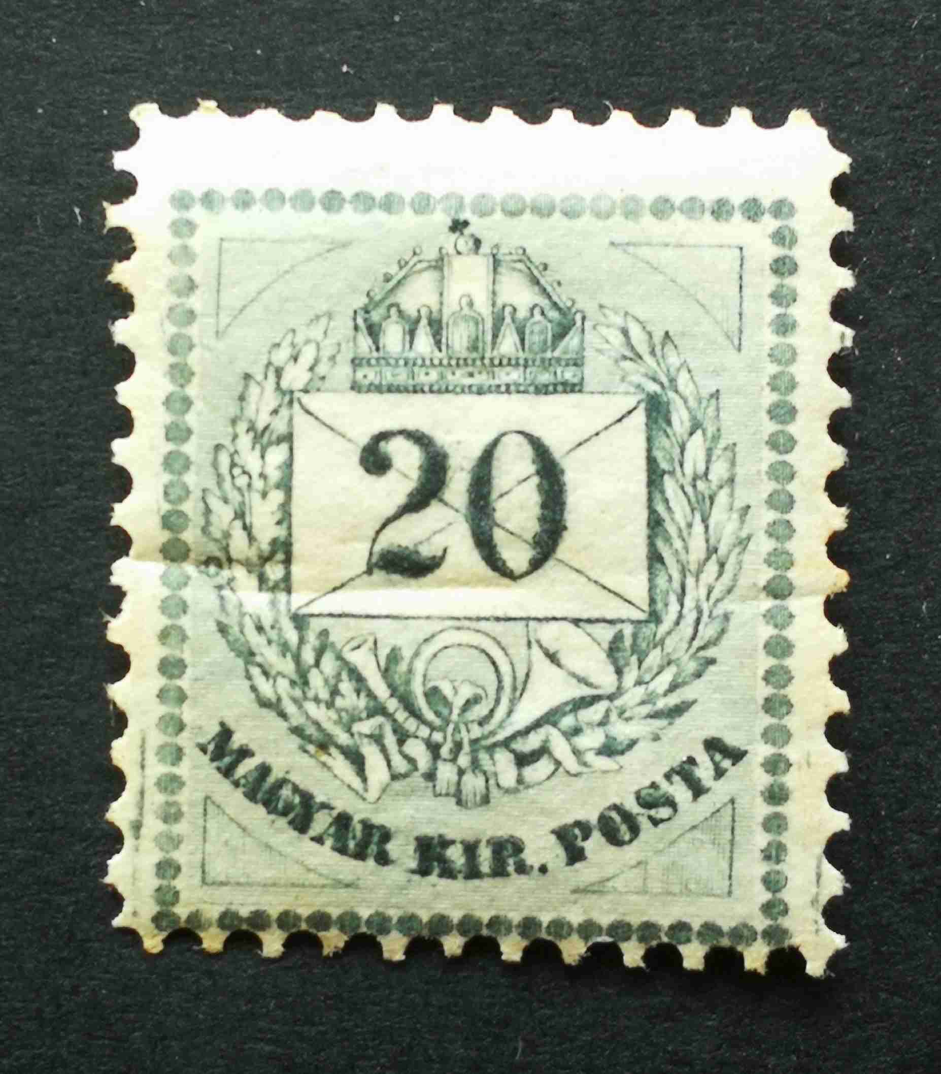 Magyarország 1881 Színesszámú krajcáros 20 Kr B 11 1/2 * falcos H